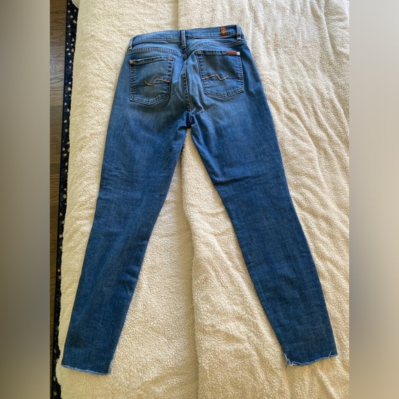 7 for all mankind size 28 skinny jeans Seven for all mankind - Picture 1 of 2